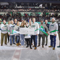Check presentation on the ice