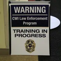 Law Enforcement students participate in active shooter training