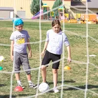 Riverstone International students working with CWIs Anthropology Club