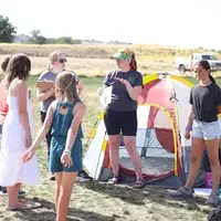 Riverstone International students working with CWIs Anthropology Club