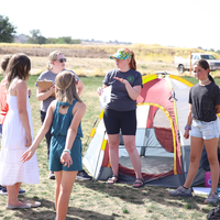 Riverstone International students working with CWIs Anthropology Club