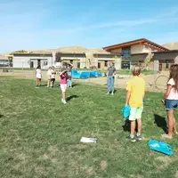 Riverstone International students working with CWIs Anthropology Club