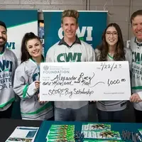 SCORE Big scholarship check