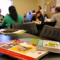 The grant pays for bilingual picture dictionaries in more than 30 different languages.