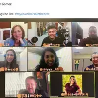 Enrollment Counselor's team Zoom meeting