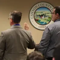 CWI Law Enforcement Students swearing in ceremony