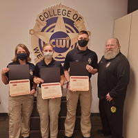 2020-2021 Emerging Professionals, Kimmer Jackson, Carissa Nelson, and Jordan Sellars