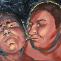 "Hurt/Comfort (Self-Portrait)" by Megan White