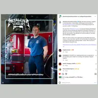 Social Media post with comments section open