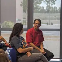 CWI Deaf ASL adjunct faculty members, Kristi Dorris and Mikkel Nelson