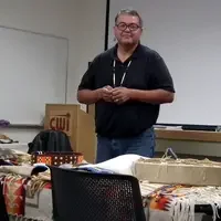 Ron Sam of the Northern Paiute Tribe, spoke during an event marking Native American Heritage Month at CWI.