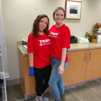 Members of SNA volunteering at Saint Alphonsus Neonatal Intensive Care Unity Harvest Party