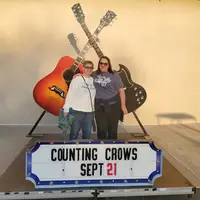 Concert volunteers Abby Wolford and Heide Harm