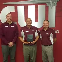 Oster Hernandez (middle) was nominated for the Rising Star Award by Kellen Willis (left) and Luis Caloca (right).