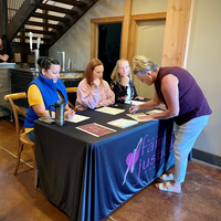 Social Work Club working at Sips for Hope