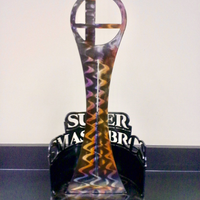Super Smash Bros Wii U Tournament trophy. 