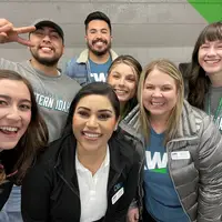 CWI Enrollment team with Communications Representative, Jessica Argyle, and Alice Baldazo from Financial Aid