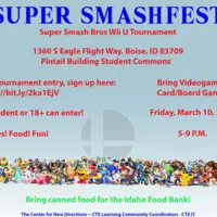 Super Smash Bros Wii U Tournament flyer