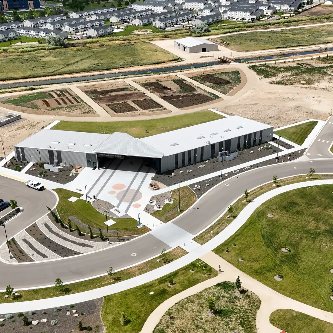 Arial view of the Agricultural Science Complex 