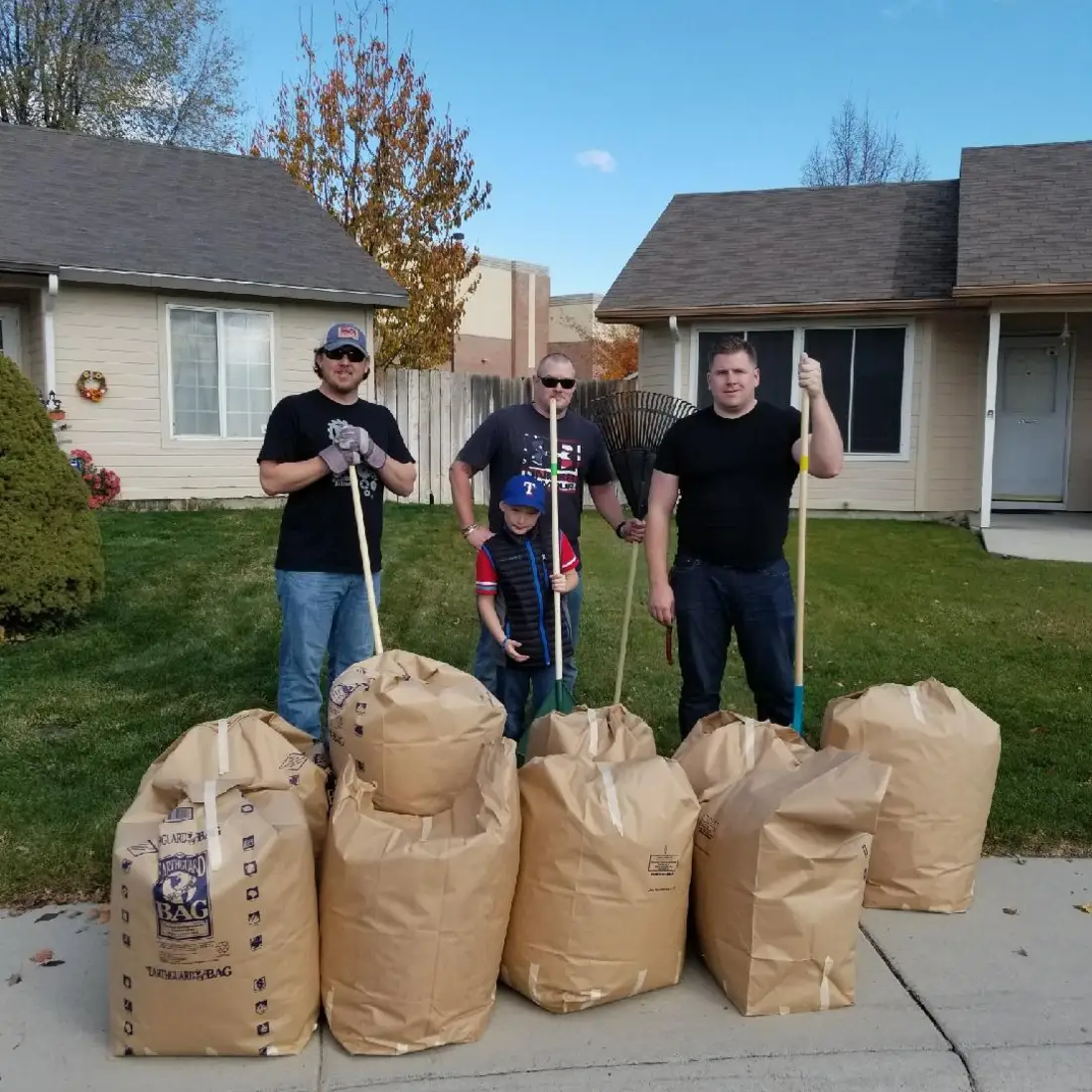 CWI Veterans Association participating in Rake Up Nampa
