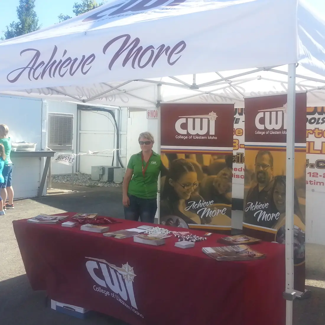 CWI Booth at Meridian Speedway
