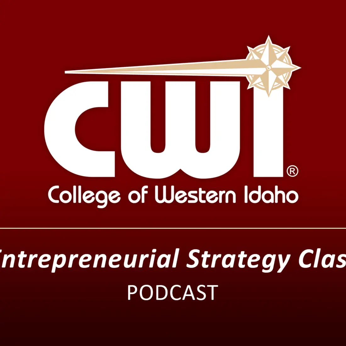 Entrepreneurial Strategy Class graphic with CWI logo