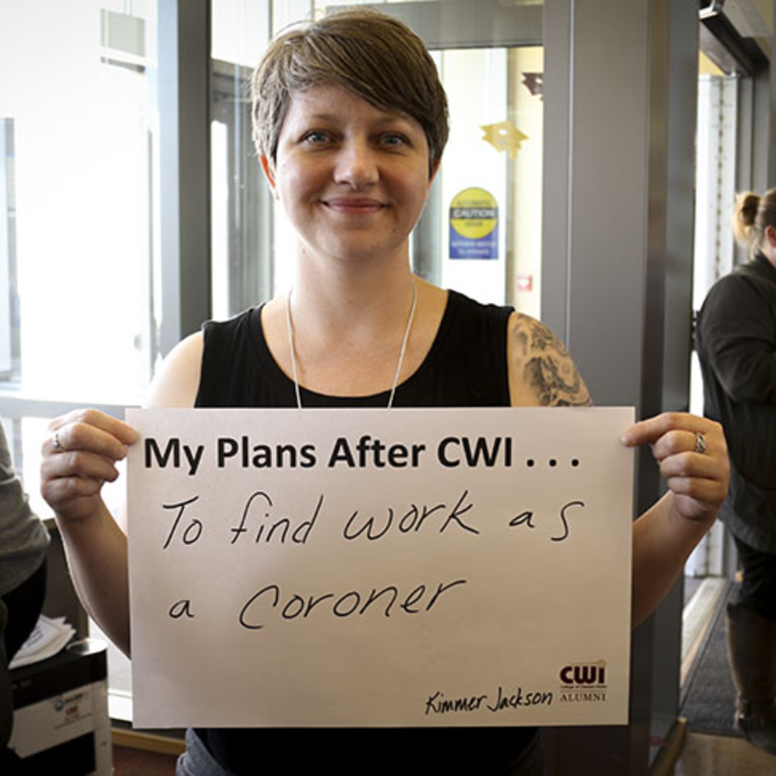 Kimmer Jackson, 2017 CWI Graduate