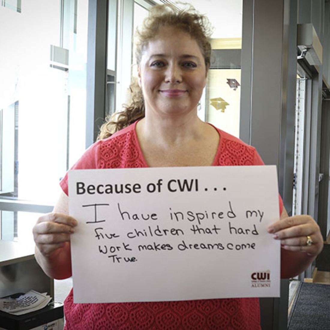Jennifer Paulus, 2017 CWI Graduate