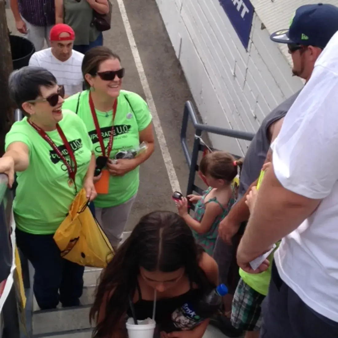 Horticulture Club visits with Speedway fans