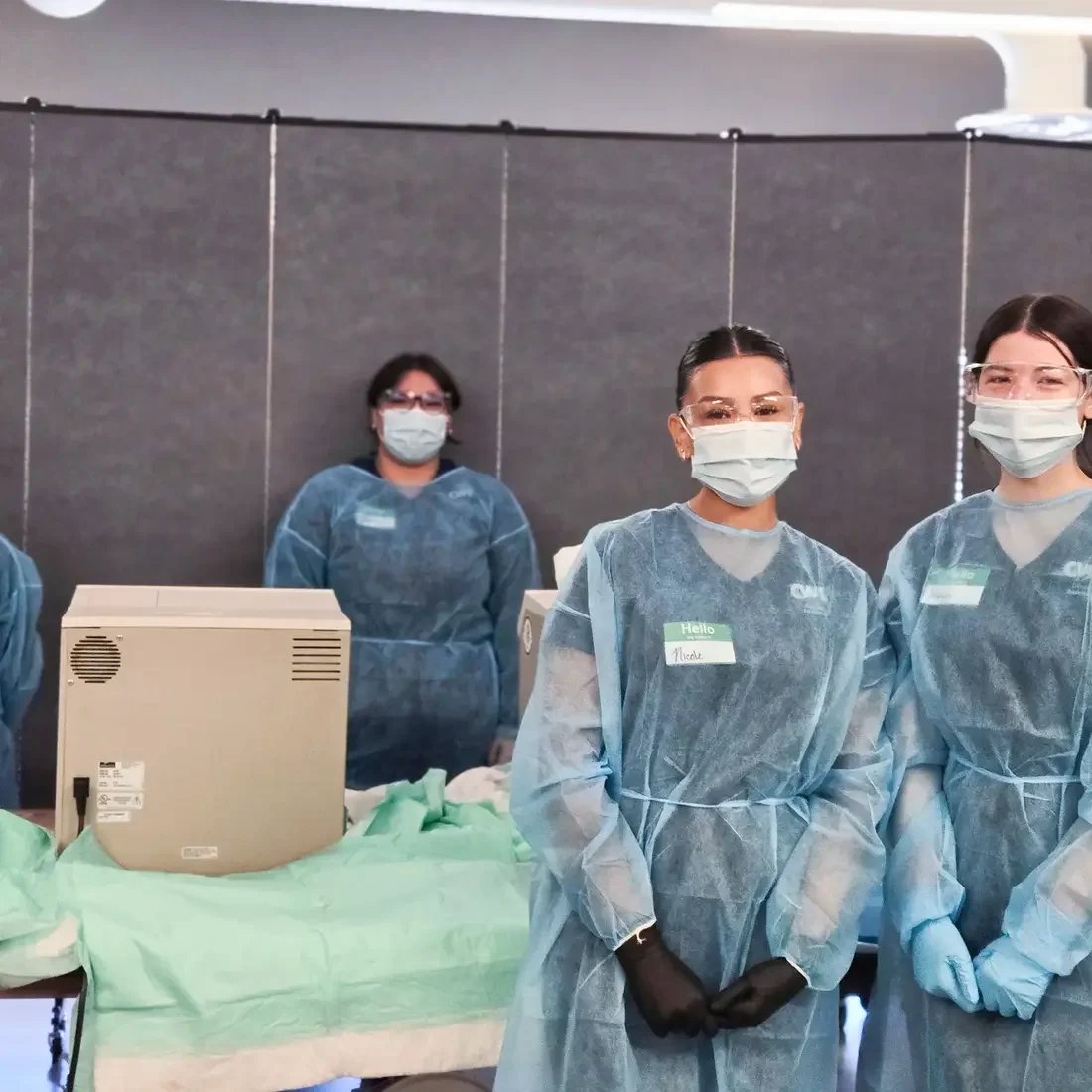 Dental Assistant program students from College of Western Idaho pose for a picture.