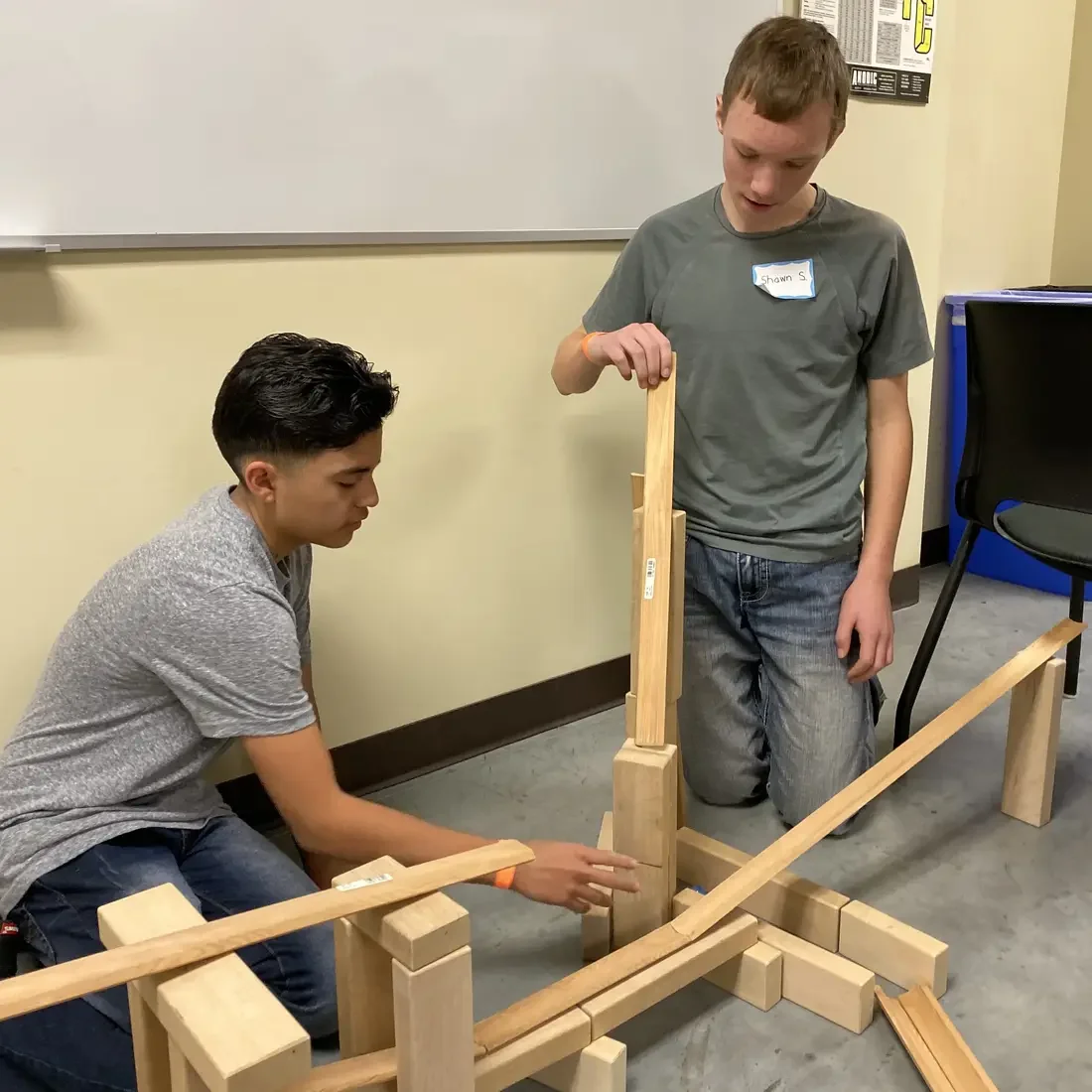 Students participating in the Stem Out! event Nov. 2