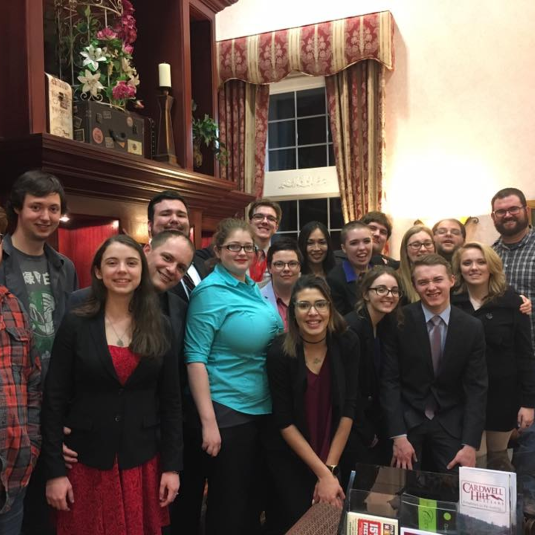 CWI Speech and Debate team group photo
