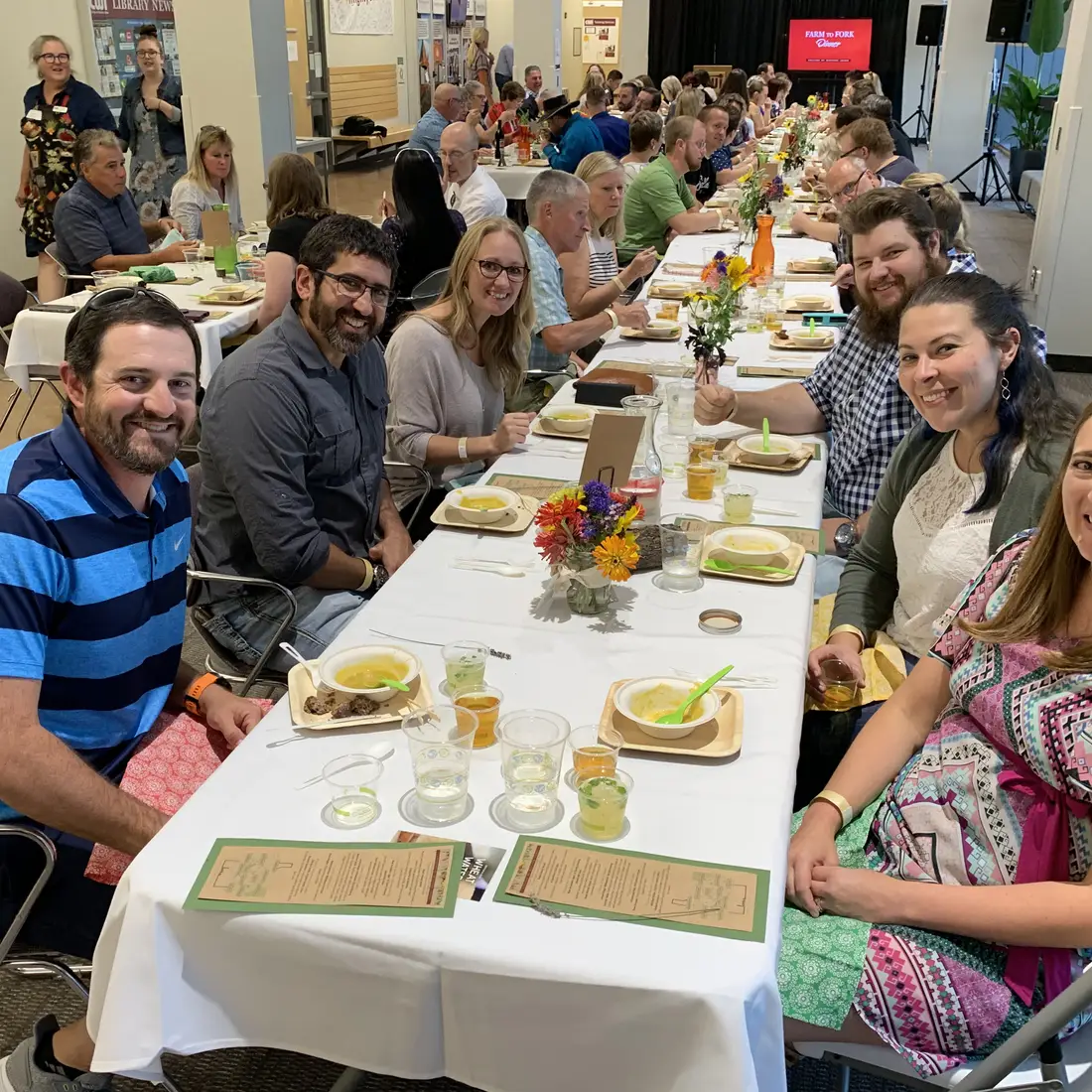 Nearly 70 guests embarked on a culinary exploration of the Treasure Valley during their five-course meal. 