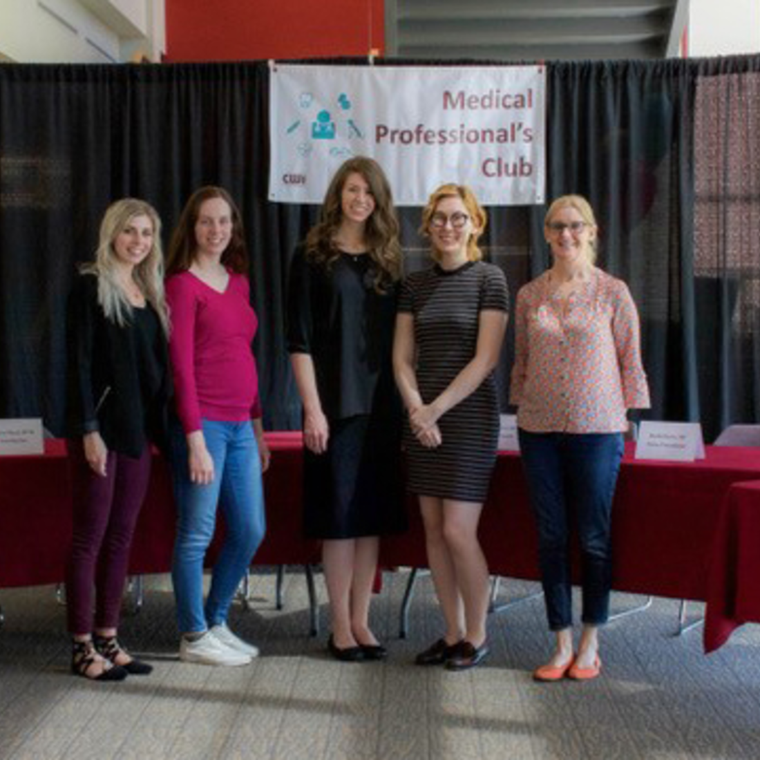 Medical Professionals Club panel discussion at Nampa Campus Academic Building