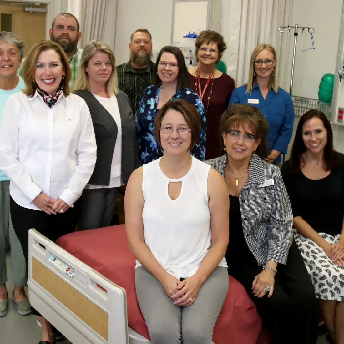 Faculty and students from the CWI Nursing program