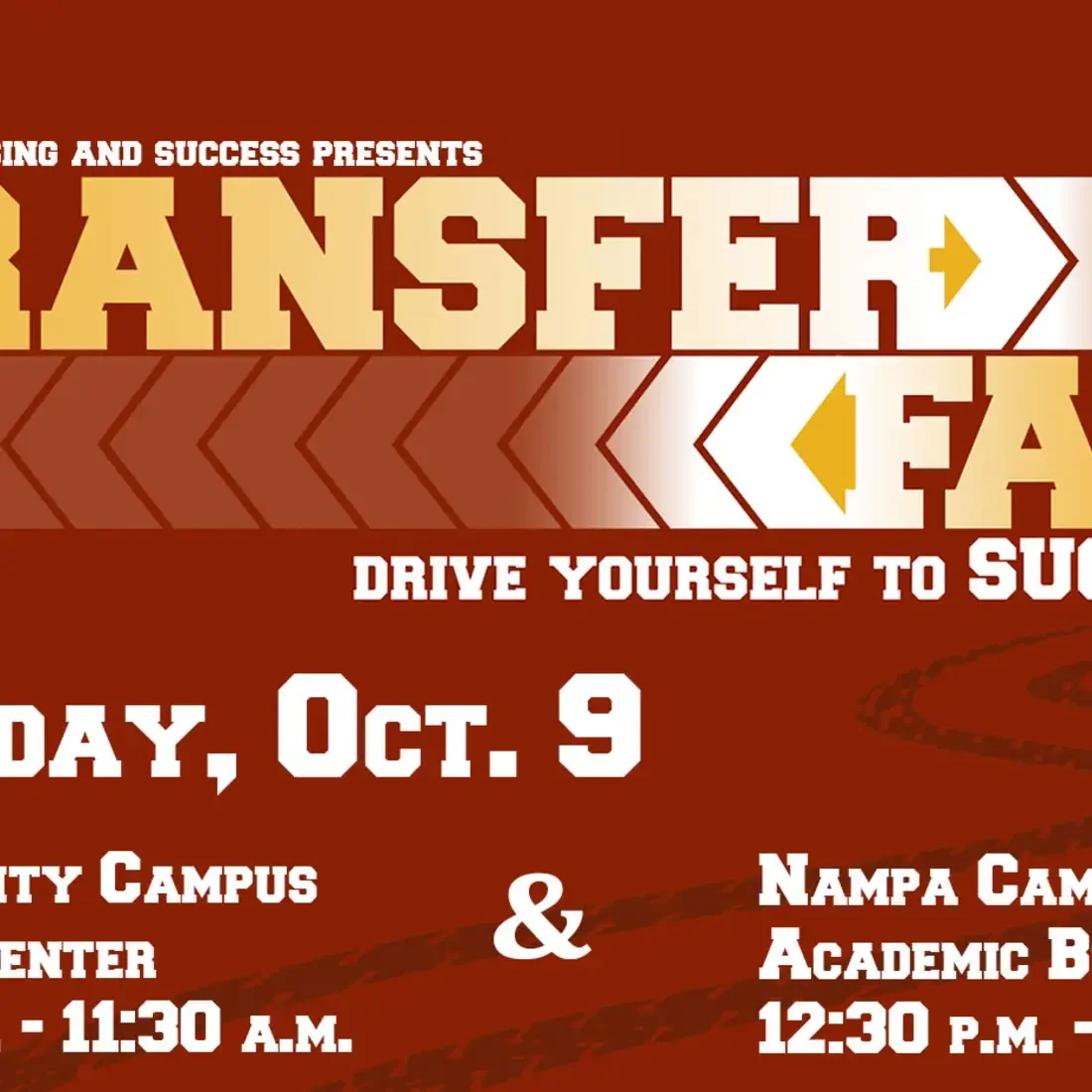 Attend the Transfer Fair Oct. 9