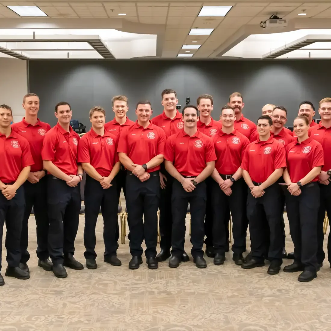 Group of 2023 graduates standing together