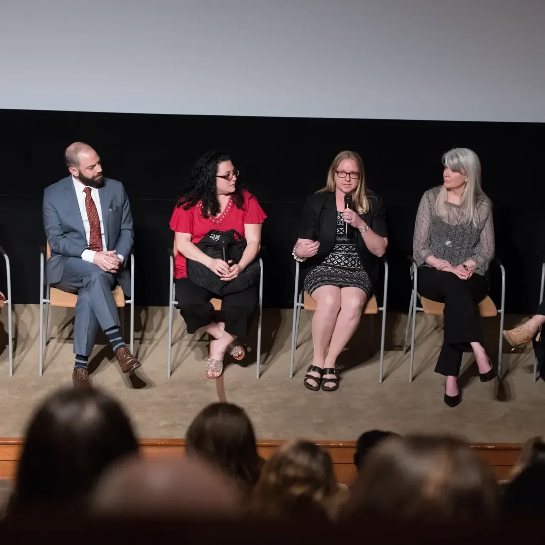 Panel presentation at the film’s premiere in New York City, May 2018.