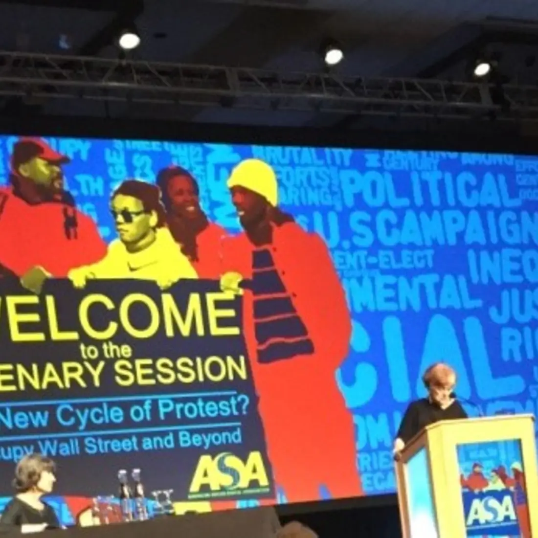 Charles Dickinson recently returned from the 111th annual meeting of the American Sociological Association.