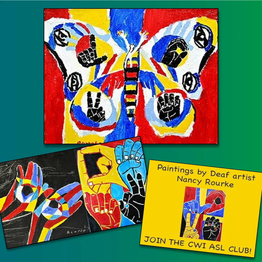 ASL Club graphic design