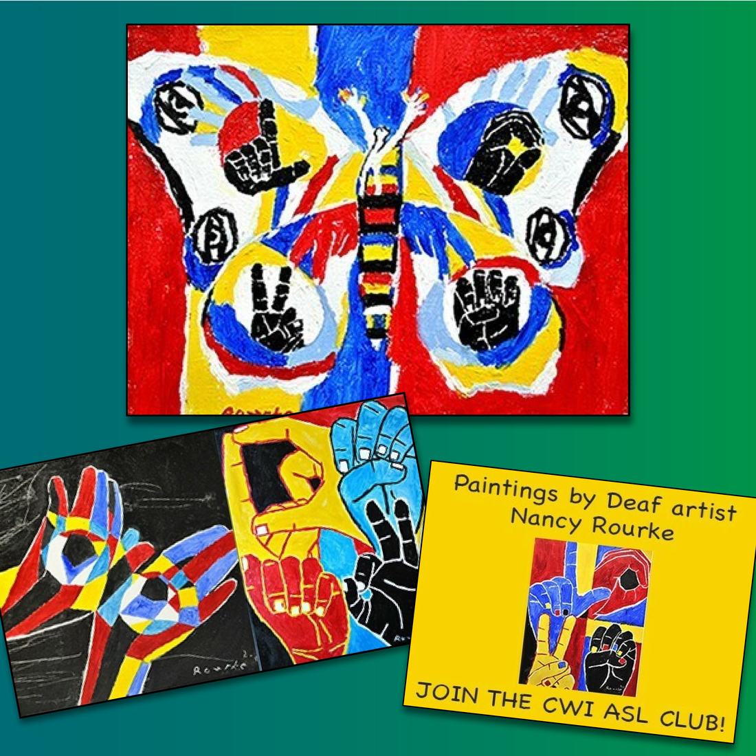 ASL Club graphic design