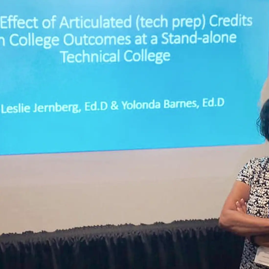 Yolonda Barnes presenting at National Conference in Las Vegas, Nevada.