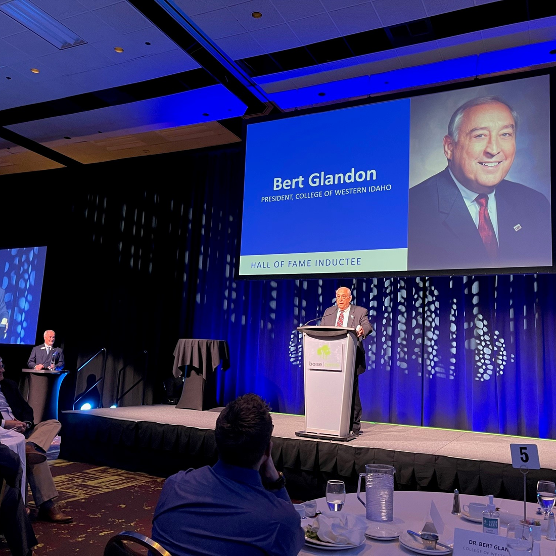 CWI President Bert Glandon was inducted into the Boise Metro Chamber’s Hall of Fame on May 6.