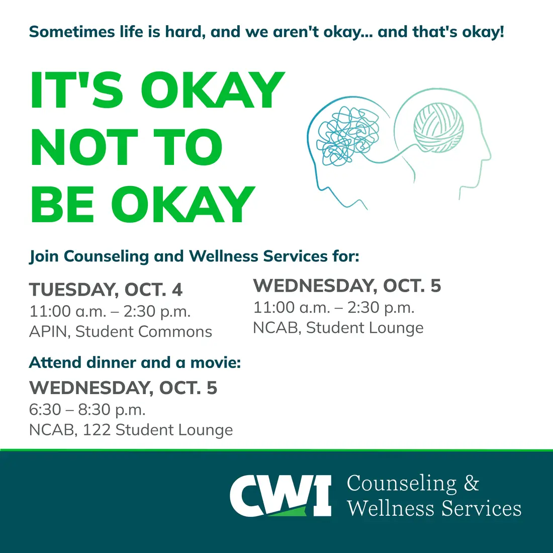 It's Okay Not to be Okay