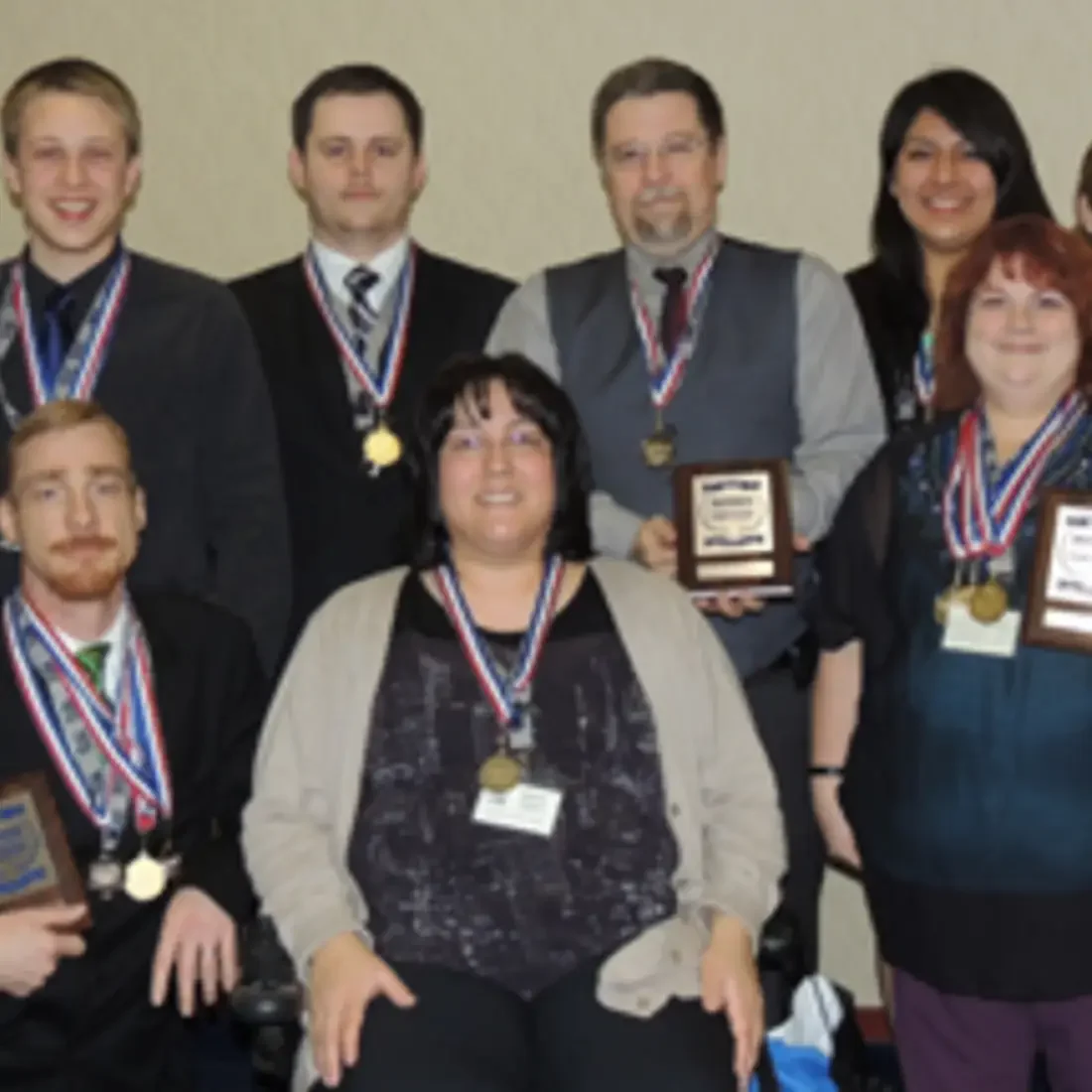 Group of BPA members with awards