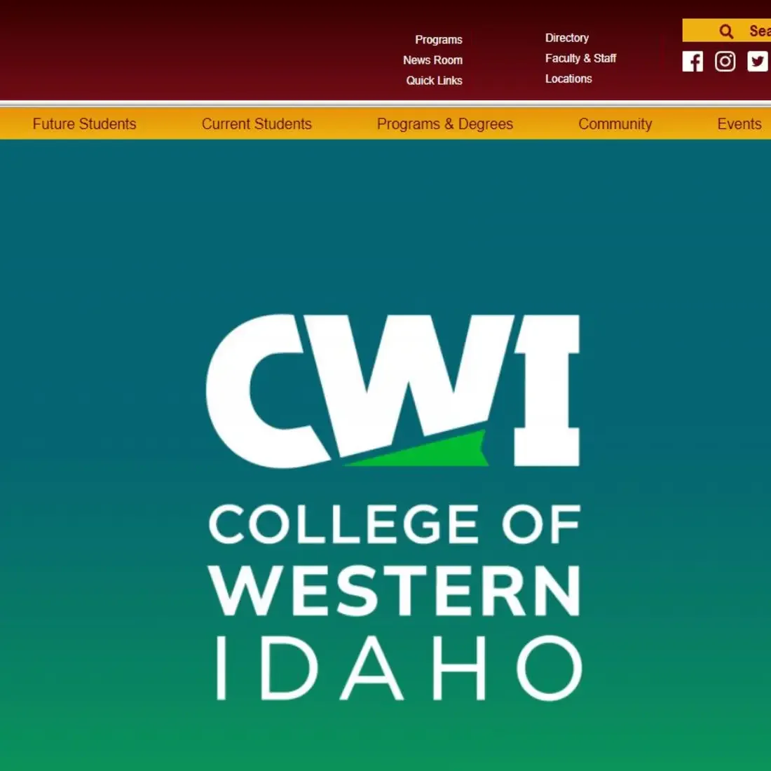 CWI Brand Splash Page