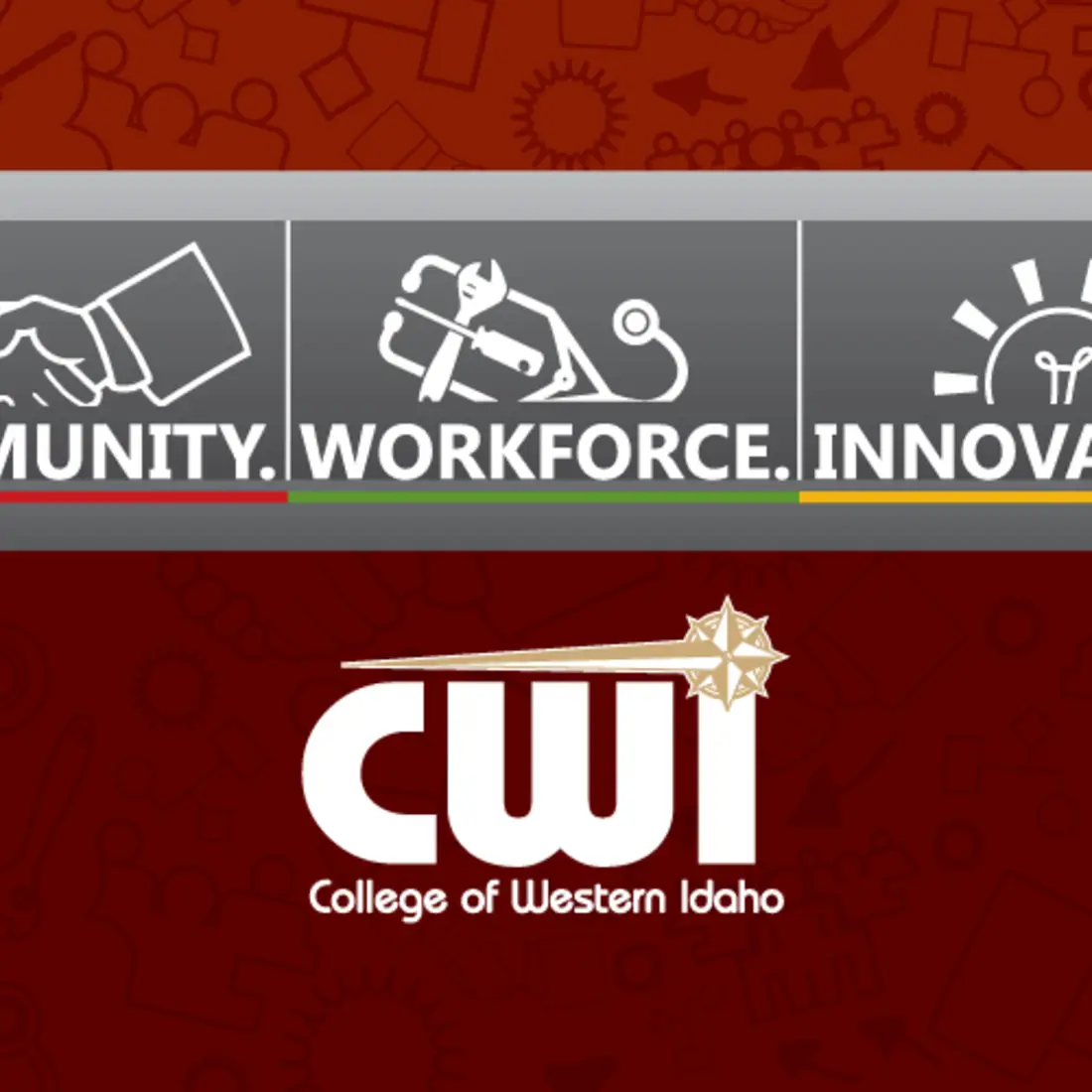 Burgundy edcampaign logo