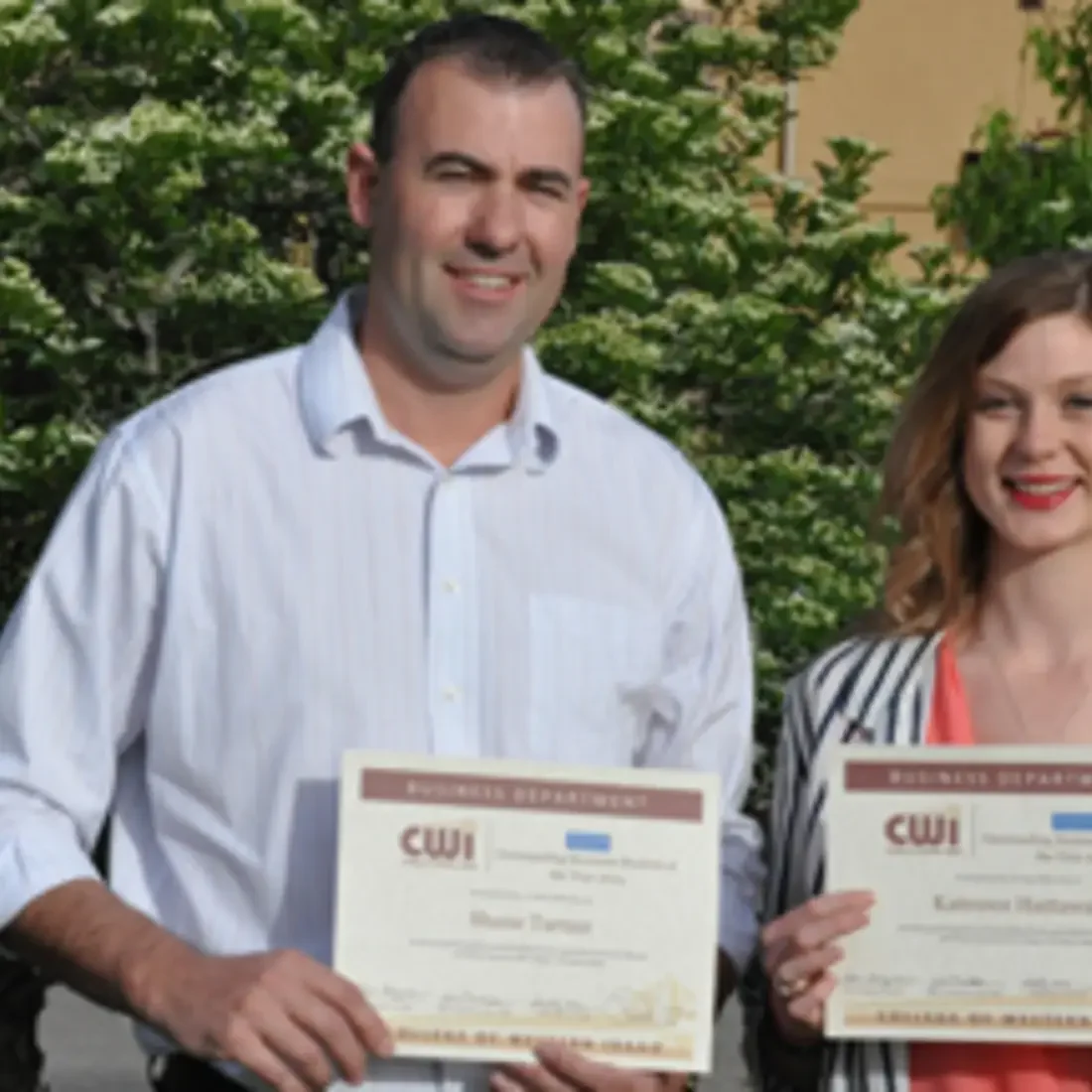 Shane Turner (left) and Katreece Hattaway (right)