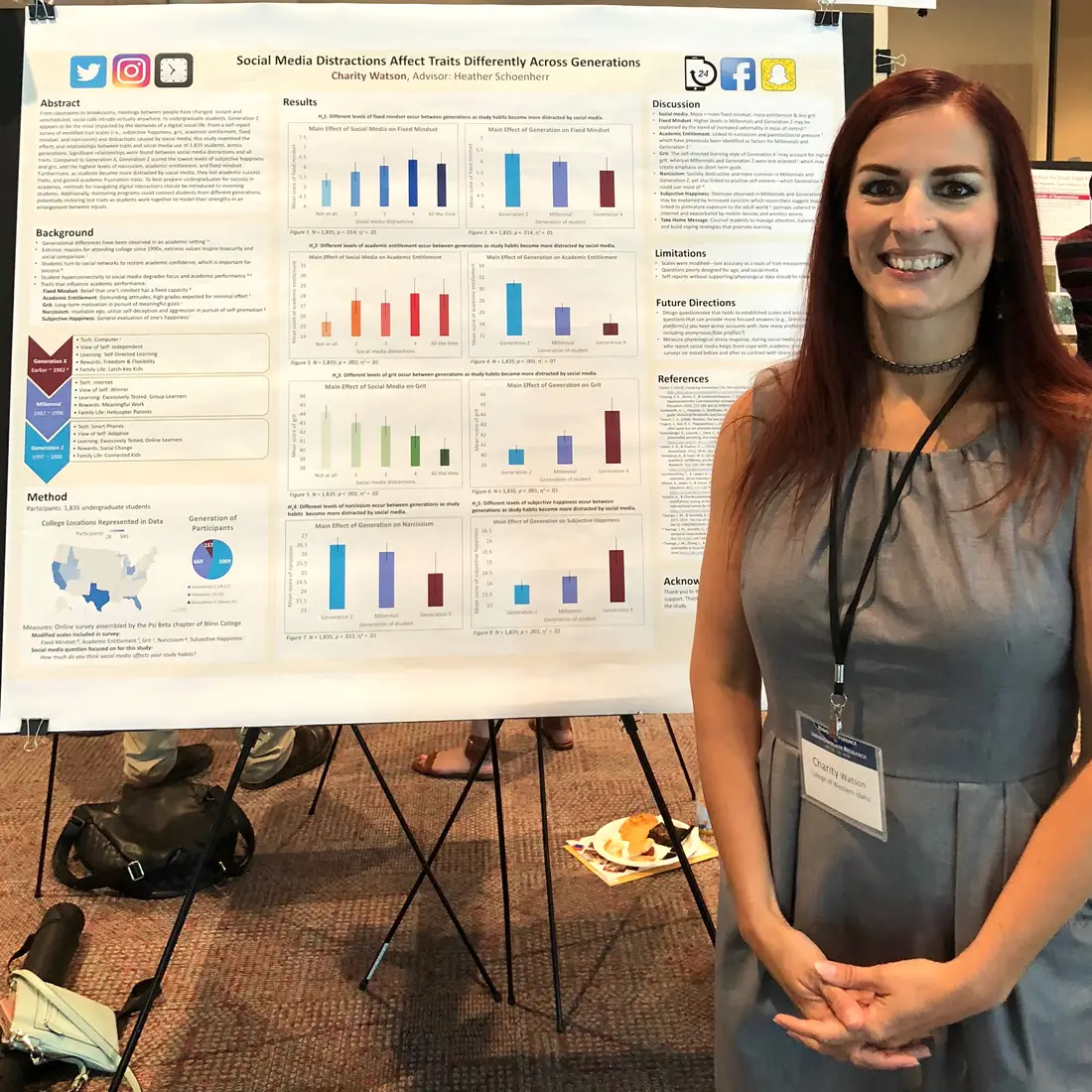 Student Shares Social Media Research at Conference