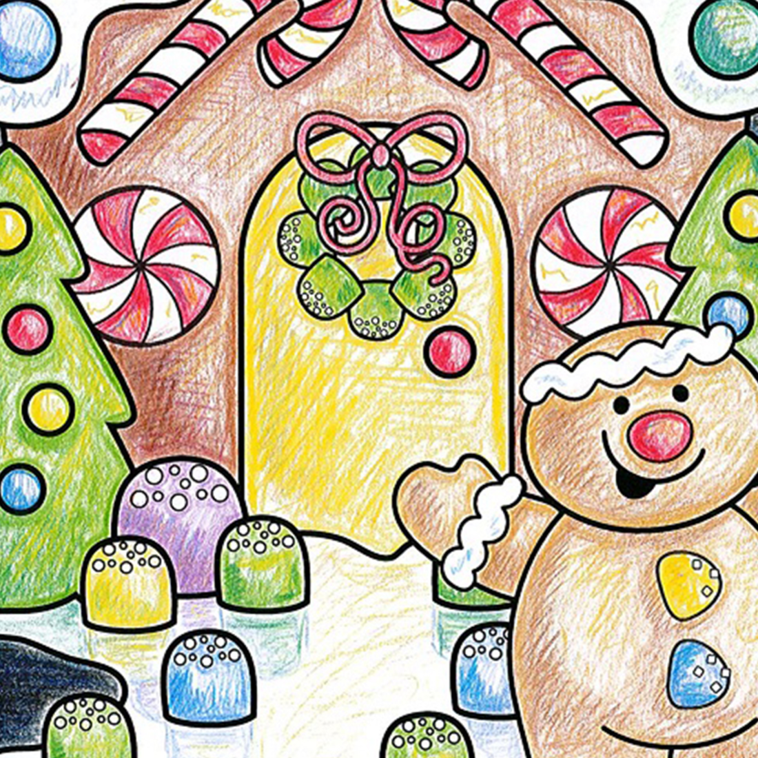 Christmas coloring page